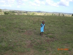 A child in the Galana countryside
