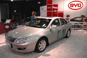 BYD auto chinese hybrid car