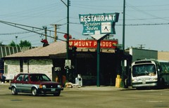 The original Mount Pindo's restaurant. Chicago Illinois. May 1986.