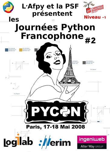 Affiche Pycon FR 2008
