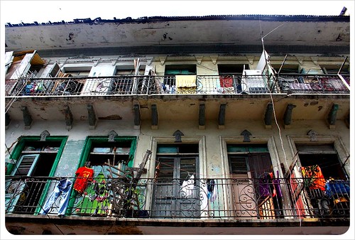 Casco Viejo old building balcony