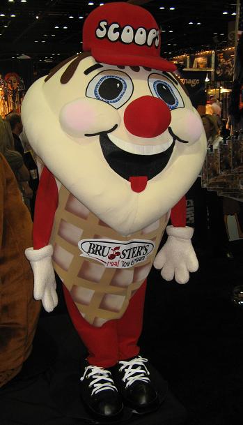 Scoops The Ice Cream Mascot