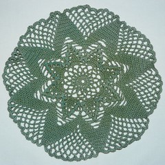 Crocheted doily