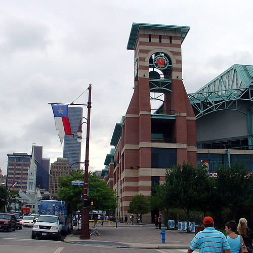 Baseball Stadium in Downtown Houston