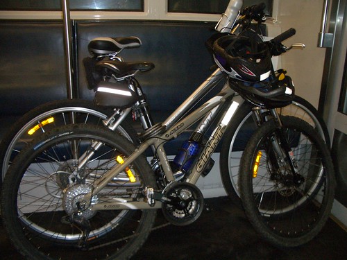 bikes on a train