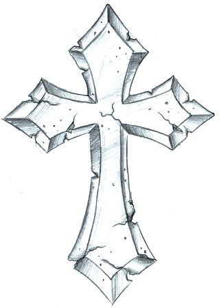 Jimmy had told me he was going to draw up two versions of the cross one in