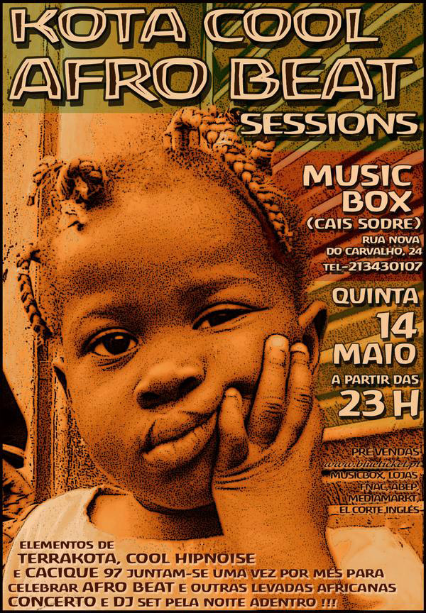 Kota Cool Afro Beat Sessions - Flyer