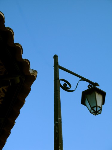 Street Lamp and Roof Detail