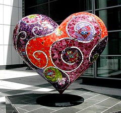 Yerba Buena Mosaic Heart by ms.donnalee / donna cleveland