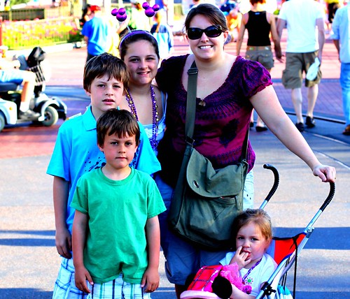 Bri and Kids at Disney