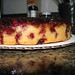 Vegan Cranberry Upside-Down Cake - side view