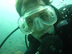 Underwater self-photo