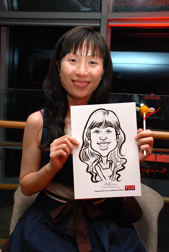Caricature live sketching for TLC - 30