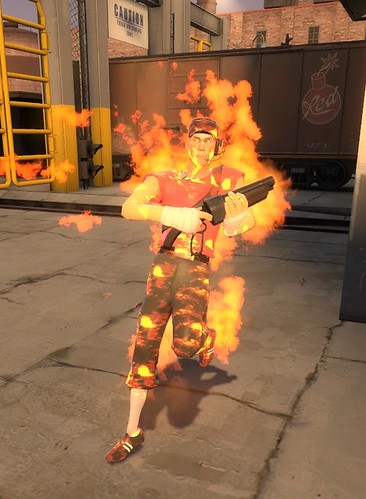scout on fire