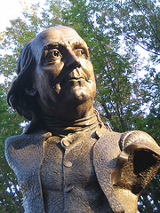 Keys To Community: Ben Franklin in morning light