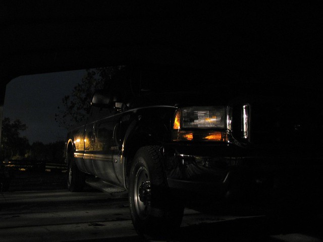 sky black ford night clouds truck dark landscape moody shadows diesel pickup 1999 f250 builtfordtough comhuntr