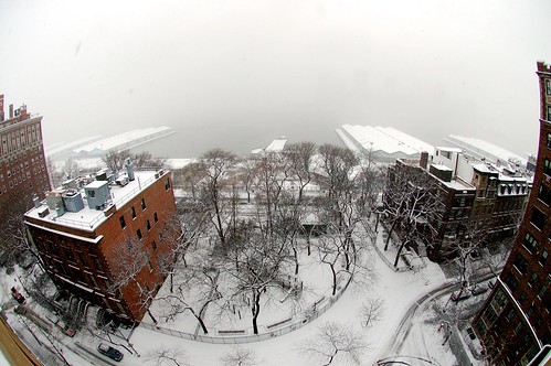 Snow in Brooklyn Heights