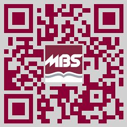MBS Foreword Online - MBS-branded QR Code linking to @mbstextbook on Twitter