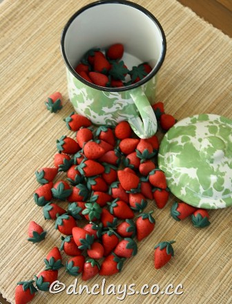 strawberry clay