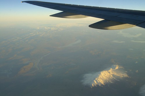 Iceland from above - vulcano Hekla