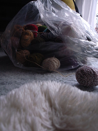 Balls of  yarn