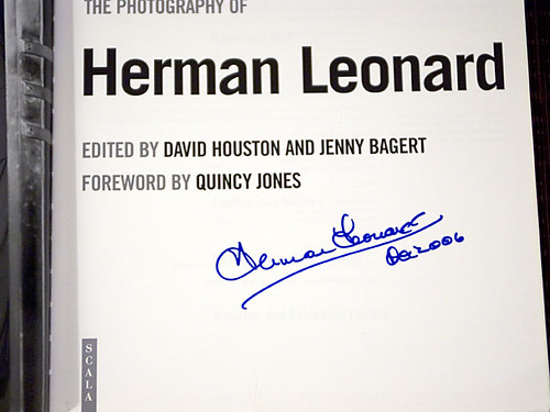 Herman Leonard Signature