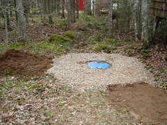 Barrel with gravel base