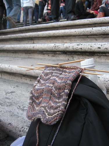 Sock at the Spanish Steps