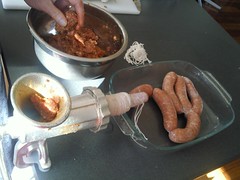 Filling the Chorizo