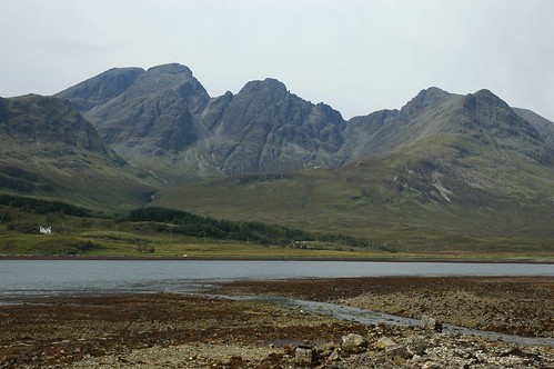 Magnificent Blaven from across Loch Slapin on Skye