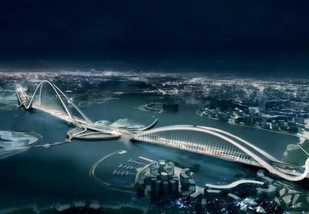Dubai: the world's longest arched bridge