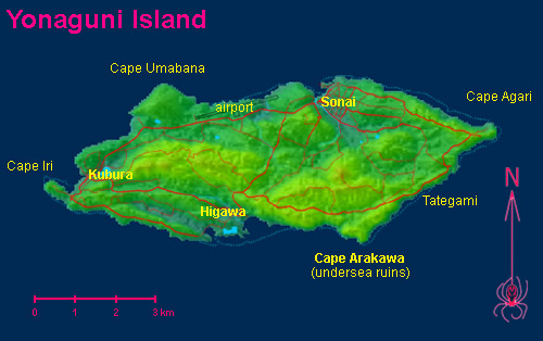 yonaguni map