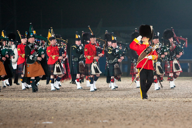 Massed Pipes & Drums - Windsor Castle Royal Tattoo