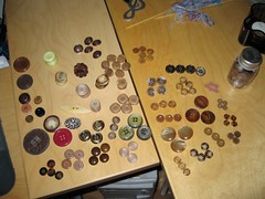 Button stash inventory, groups