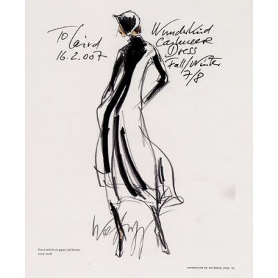 Karl Lagerfeld Sketches. Karl Lagerfeld, Yves Saint