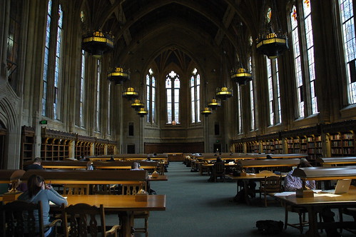 Suzzallo Library, one of the great libraries of the world - studying here embues you with a feeling of scholarly history, Seattle, Washington, USA by Wonderlane