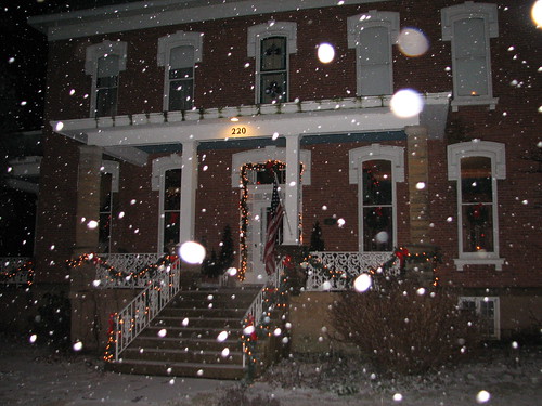 front of the house