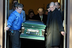 Funeral for 15 year old. Port Jervis, NY. 1/30/2008.