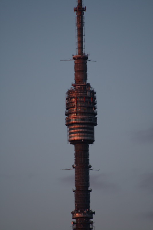 : Ostankino tower. 7th sky restaurant.