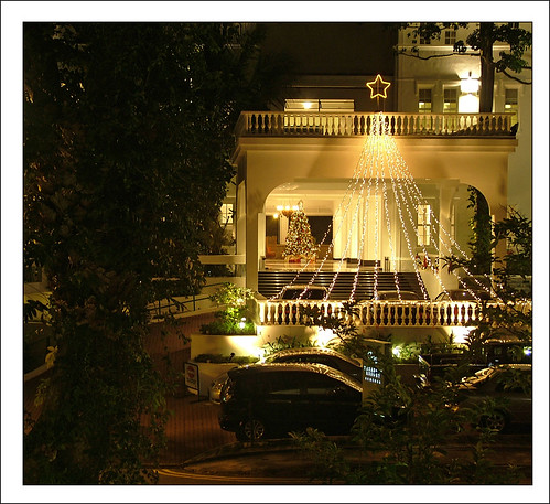 Sentosa Resort lit on Christmas