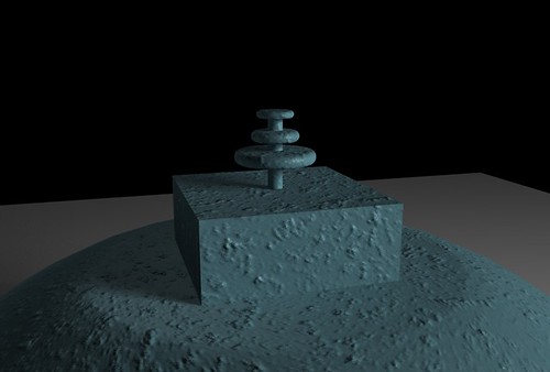 Sanchi stupa model 3