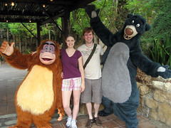 tammy and ian with baloo and king louis