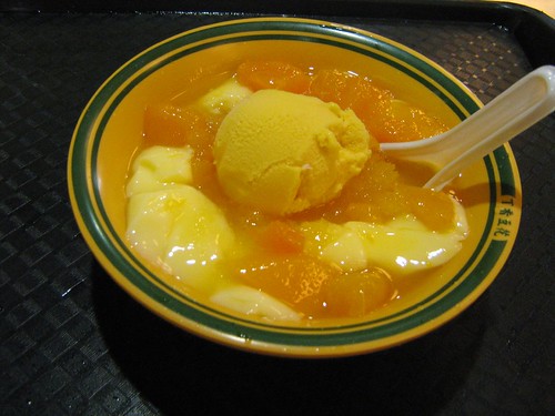 Mango Ice-Cream + Beancurd