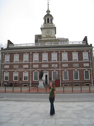 Me in front of Independence Hall