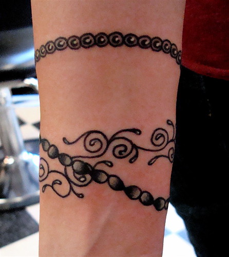 bracelet tattoos. Bracelet tattoos by Sam