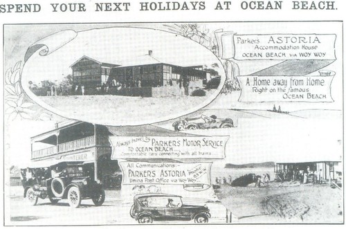 Ocean Beach postcard 1924