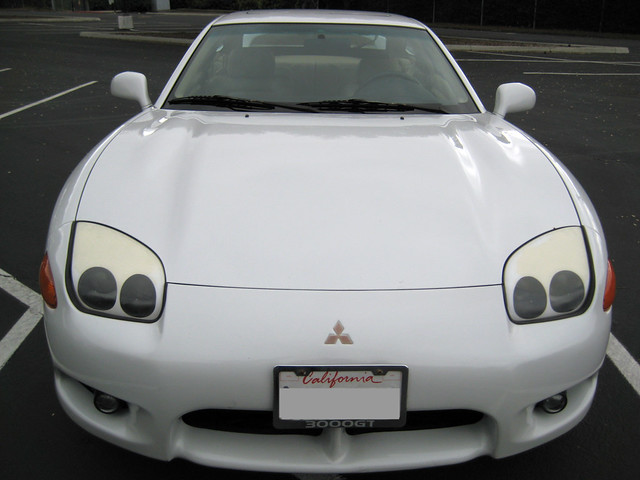 white 1997 mitsubishi 3000gt