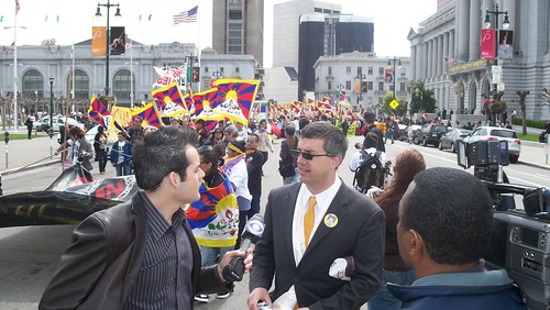 Free Tibet March in San Francisco