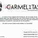 Carmelitas - cartão de apresentação da coleção 