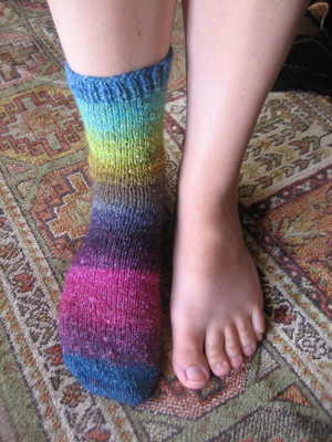 Silk Gargen Lite socks - 1 finished